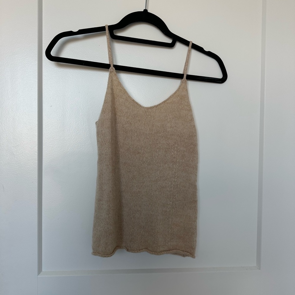 100% Cashmere Club Monaco Knit Tank Top - Size XS
